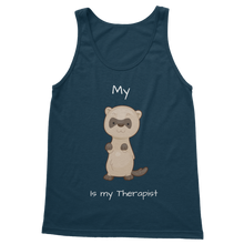 Load image into Gallery viewer, My Ferret is My Therapist (White) Classic Women&#39;s Tank Top