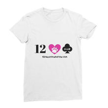 Load image into Gallery viewer, (Black Lettering) 12 Paws Club Classic Women&#39;s T-Shirt