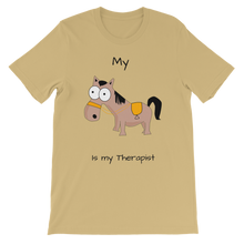 Load image into Gallery viewer, My Crazy Horse is My Therapist (Black) Classic Kids T-Shirt