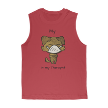 Load image into Gallery viewer, (Black) My ?? is My Therapist Classic Adult Muscle Top