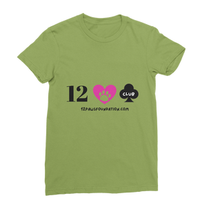 (Black Lettering) 12 Paws Club Classic Women's T-Shirt