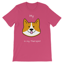 Load image into Gallery viewer, My Dog is My Therapist (White) Classic Kids T-Shirt