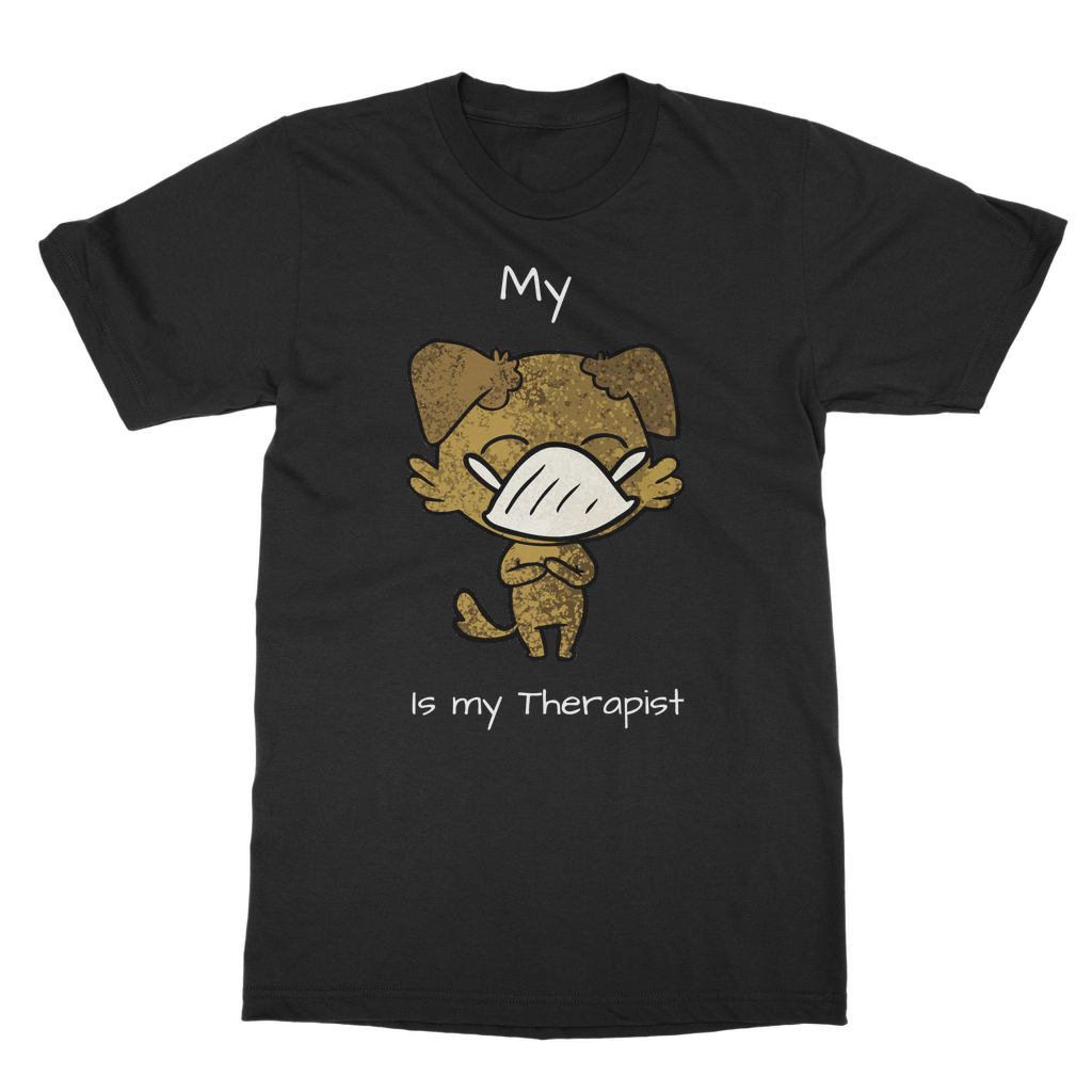 My ?? Is My Therapist (White) Classic Adult T-Shirt