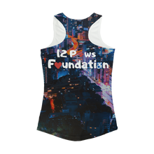 Load image into Gallery viewer, 12 Paws Night Lights Pattern Women Performance Tank Top