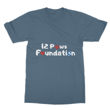 Load image into Gallery viewer, (White Lettering) 12 Paws Foundation Classic Adult T-Shirt
