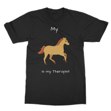 Load image into Gallery viewer, My Horse is My Therapist (White) Classic Adult T-Shirt