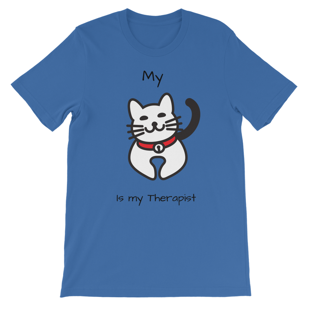 (Black) My Cat is My Therapist Classic Kids T-Shirt