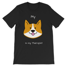 Load image into Gallery viewer, My Dog is My Therapist (White) Classic Kids T-Shirt