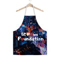 12 Paws Night Lights Pattern Classic Sublimation Adult Apron
