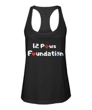 Load image into Gallery viewer, 12 Paws Foundation Women&#39;s Racerback Sport Tank Top