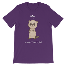 Load image into Gallery viewer, My Ferret is My Therapist (White) Classic Kids T-Shirt