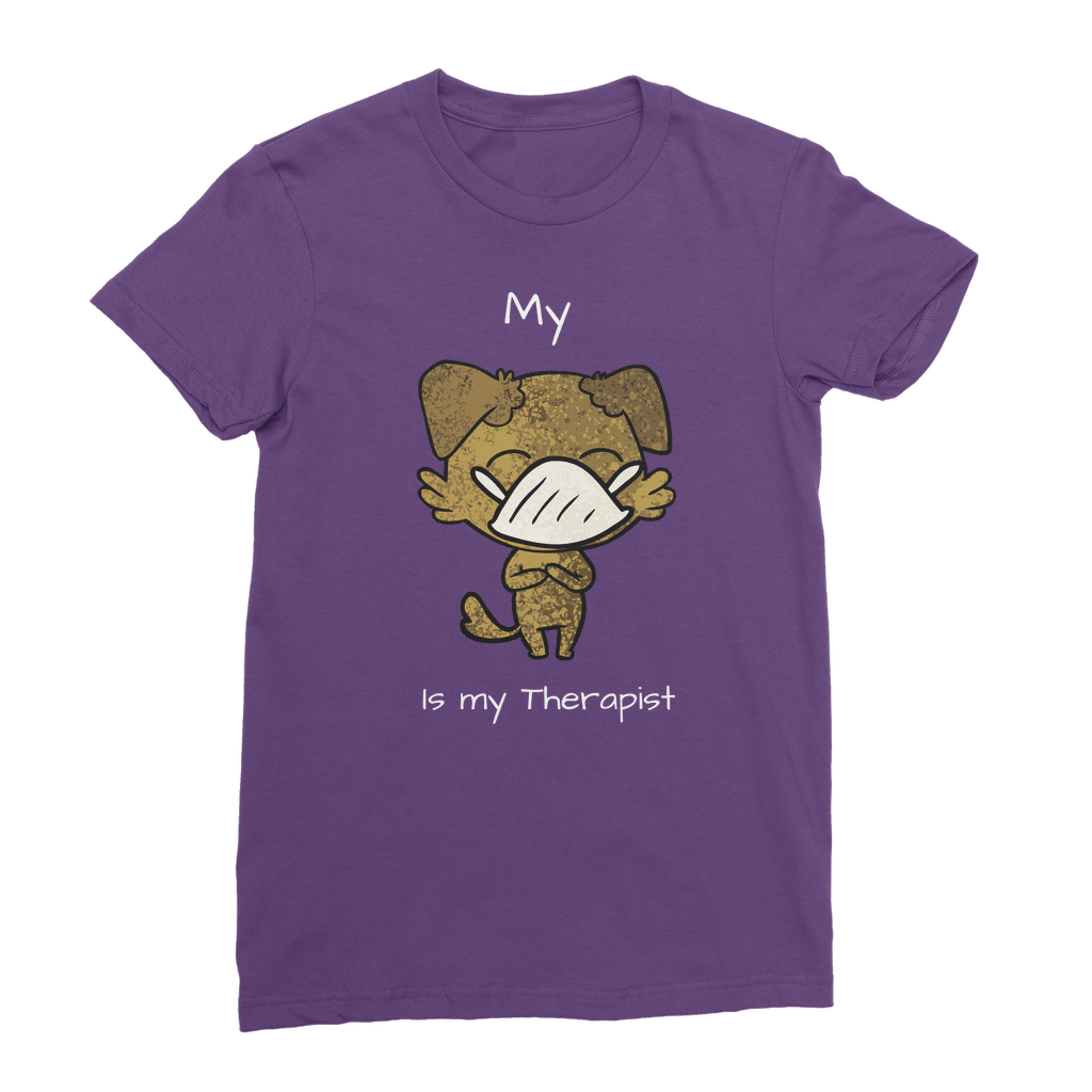 My ?? Is My Therapist (White) Classic Women's T-Shirt