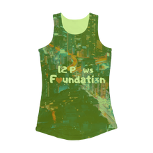 Load image into Gallery viewer, 12 Paws Night Lights Pattern Women Performance Tank Top