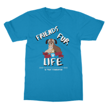 Load image into Gallery viewer, (White Lettering) Friends Fur Life Classic Adult T-Shirt