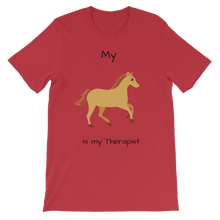 Load image into Gallery viewer, My Horse is My Therapist (Black) Classic Kids T-Shirt