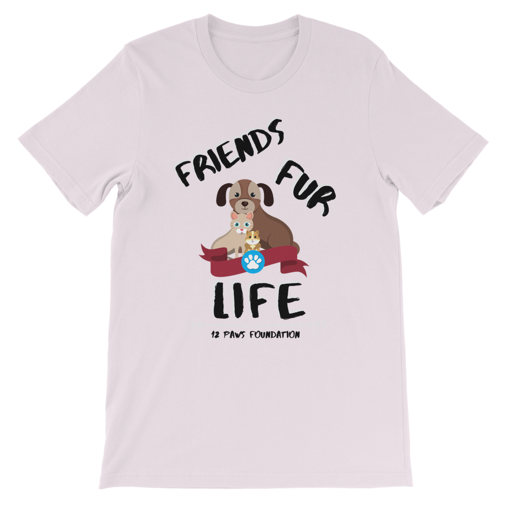 (Black Lettering) Friends Fur Life Classic Kids T-Shirt