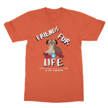 Load image into Gallery viewer, (White Lettering) Friends Fur Life Classic Adult T-Shirt