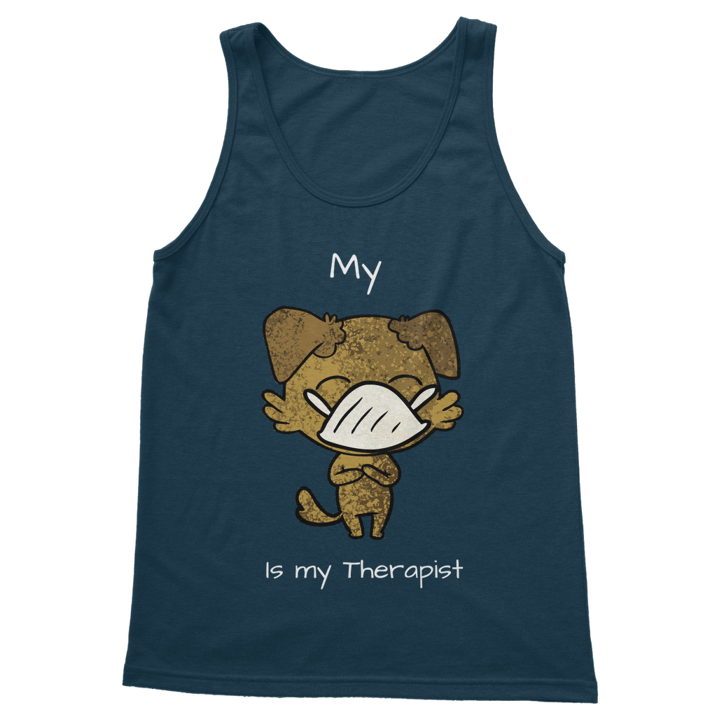 My ?? Is My Therapist (White) Classic Women's Tank Top