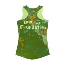 Load image into Gallery viewer, 12 Paws Night Lights Pattern Women Performance Tank Top