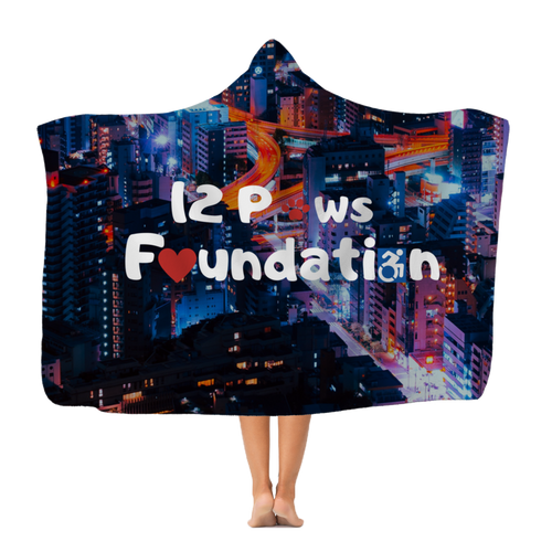 12 Paws Night Lights Pattern Classic Adult Hooded Blanket