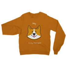 Load image into Gallery viewer, My Dog is My Therapist (White) Classic Adult Sweatshirt