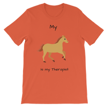 Load image into Gallery viewer, My Horse is My Therapist (Black) Classic Kids T-Shirt